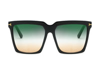 Square Frame Sunglasses Personalized Street Shooting Men And Ladies T-shaped Sunglasses