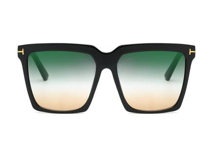 Square Frame Sunglasses Personalized Street Shooting Men And Ladies T-shaped Sunglasses