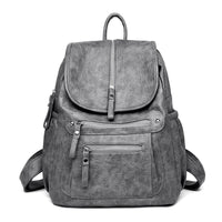 2023 New Cross-border Korean Version Trendy Fashionable Casual Women's Bag Large Capacity School Bag Simple Travel Backpack Bag