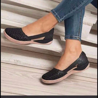 Women's Summer Fashion Sandals Women's Closed Toe Hollow Plus Size Flat Women's Shoes Thick Sole Single Shoes Breathable Women's Shoes