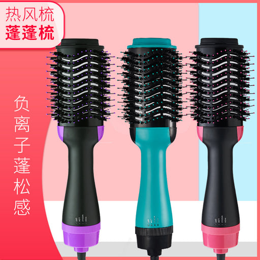 Hot Air Comb Hair Dryer Styling Comb Multifunctional Negative Ion Hair Dryer Roll Straight Hair Comb