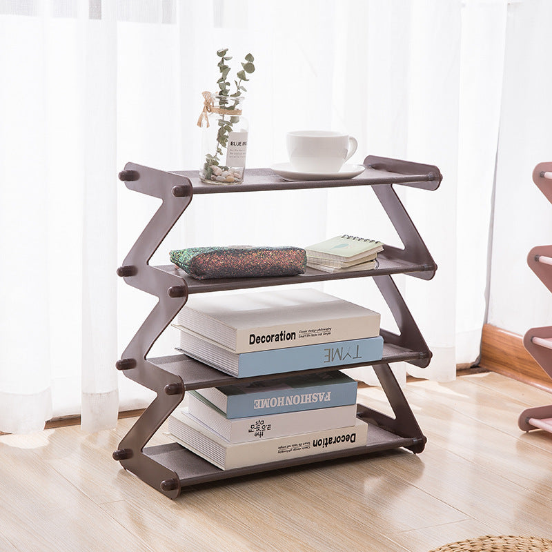Simple Shoe Rack Assembly Z-type