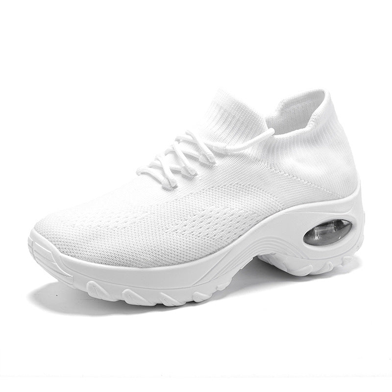 Amazon Cross-border Wish Plus Size Women&amp;amp;amp;amp;amp;amp;amp;#039;s Shoes New Sneakers Women&amp;amp;amp;amp;amp;amp;amp;#039;s Flying Woven Socks Shoes Rocking Shoes Casual Running Shoes