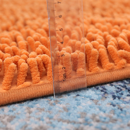 Chenille Floor Mats, Living Room, Bedroom, Bay Window Carpets, Kitchen Door Mats, Bathroom Water-Absorbent Non-Slip Floor Mats