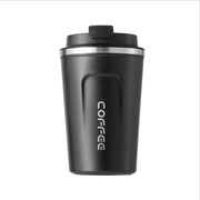 In Stock Stainless Steel Coffee Cup 304 Vacuum Insulation Cup Portable Double Layer Plastic Spray Office Cup Business Gifts