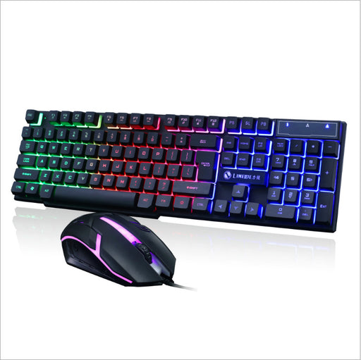 GTX300 Gaming CF LOL Gaming Keyboard Mouse Glowing Set