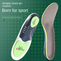 Arch Support Sports Insoles, Antibacterial, Deodorant, Breathable, Sweat-Absorbent, High-Elasticity, Shock-Absorbing, Men's And Women's Basketball, Badminton, Leisure