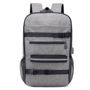 New Sports Outdoor Backpack Skateboard Backpack Travel Backpack With USB Charging Student Bag