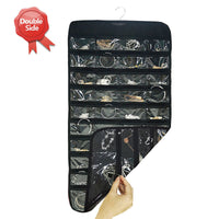 Double-sided Jewelry Hanging Bag Business Card Membership Card Small Items Storage