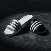 Black And White Striped Bathroom Slippers Indoor Non-slip Thick Bottom Mute Sandals And Slippers Home Men And Women Leisure Slippers