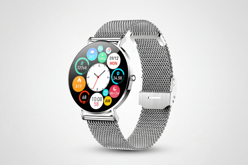 T8 Women's Smart Band High Definition Display Sports Health Step Counting Heart Rate Pressure Fitness Tracker Smart Watch
