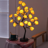 Atmosphere Lights Detachable Valentine's Day Night Lights Christmas Decoration Roses LED Tree Lights