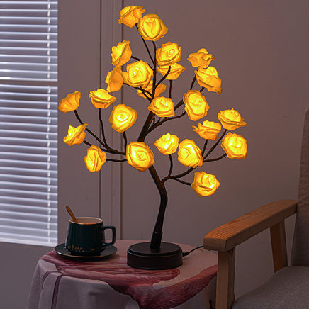 Atmosphere Lights Detachable Valentine's Day Night Lights Christmas Decoration Roses LED Tree Lights