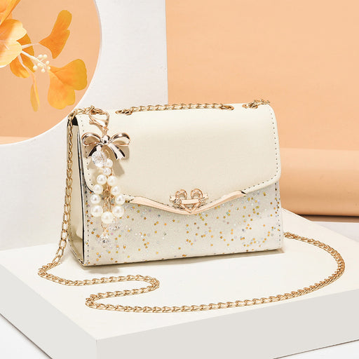 A Generation Bag Women's Bag Wholesale Messenger Bag Sequin Shoulder Bag Korean Ladies Satchel Mobile Phone Bag Change Purse