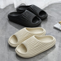 Dropshipping And Free Shipping For Couples, Thick-soled, Simple Slip-on Slip-ons For Women, Summer Indoor Home, Non-slip Bathroom Home