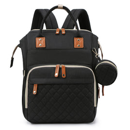Mummy Bag Baby Bag Baby's Folding Bed Bag Large Capacity Backpack