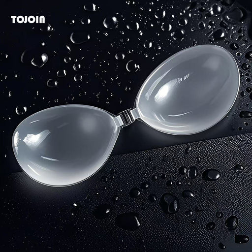 Silicone Bra Transparent Chest Sticker Small Chest Push-Up Silicone Waterproof Sweatproof Thickened Swimming Swimsuit Sling Dress Chest Pad