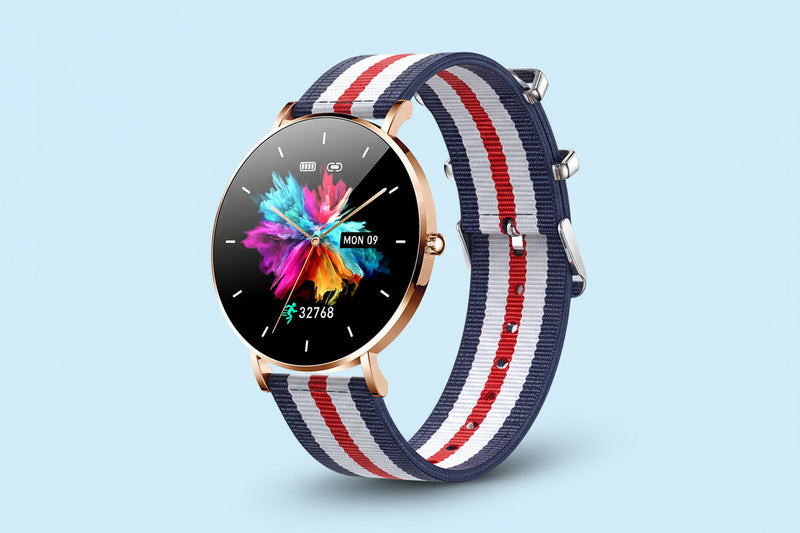 T8 Women's Smart Band High Definition Display Sports Health Step Counting Heart Rate Pressure Fitness Tracker Smart Watch