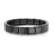 Italian Module Bracelet Italian Charm Stainless Steel Block Elastic Spliced Titanium Steel Glaky Bracelet