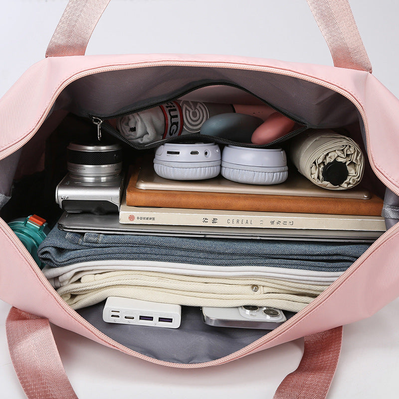 2025 New Large Capacity Foldable Short Distance Travel Bag Swimming Dry And Wet Separate Bag Fitness Sports Handbag