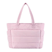 Explosive In Stock Women's Pleated Cotton Handbag Lightweight Fluffy Handbag Suitable For Travel Work Beach Gym