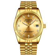 Gold Fashion Watch For Businessman By FNGEEN