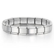 Italian Module Bracelet Italian Charm Stainless Steel Block Elastic Spliced Titanium Steel Glaky Bracelet