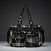 Women's Bag New Casual Trendy Fashion Large-capacity Canvas Bag Niche Lazy Style Shoulder Bag Commuting Versatile Tote