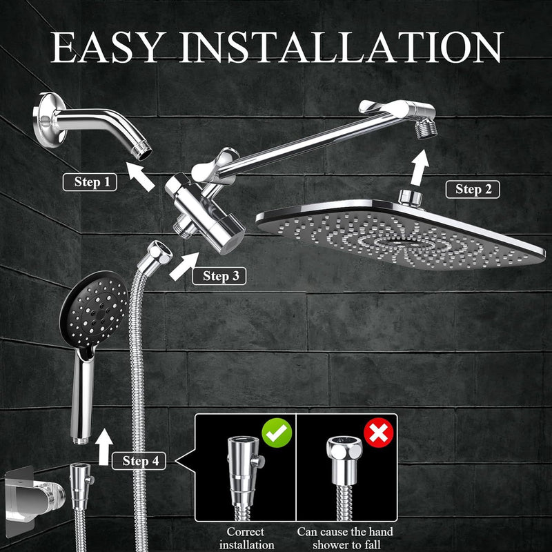 Stainless Steel Hand Shower Suit