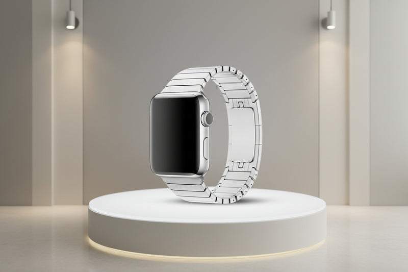 New Suitable For Applewatch Ultra Strap Apple Watch Strap Official New Ceramic Three Beads And One Bead Steel Strap