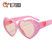 Fashion Women's Big Frame Ins Internet Celebrity New Love Sunglasses Face Repair Street Photography European And American Personality Trendy Sunglasses A520