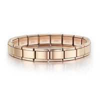 Italian Module Bracelet Italian Charm Stainless Steel Block Elastic Spliced Titanium Steel Glaky Bracelet