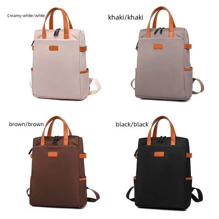 Women's Backpack Simple Fashion Computer Bag Business Commuter Bag Multi-functional College Student Backpack