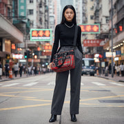 Women's Bag New Casual Trendy Fashion Large-capacity Canvas Bag Niche Lazy Style Shoulder Bag Commuting Versatile Tote