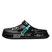 Super Soft New Hole Shoes Men's Thick-soled Non-slip Breathable Two-way Big Toe Shoes Men's Outdoor Sandals Ins Home