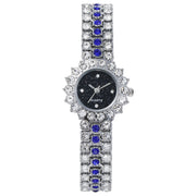 Fashion Full Diamond Women's Watch Bracelet Watch Star Surface Simple Temperament Round Water Diamond British Watch