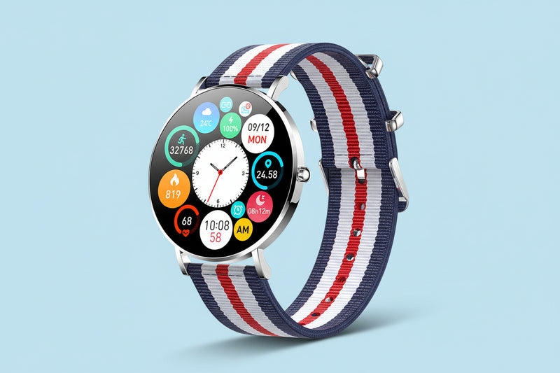 T8 Women's Smart Band High Definition Display Sports Health Step Counting Heart Rate Pressure Fitness Tracker Smart Watch