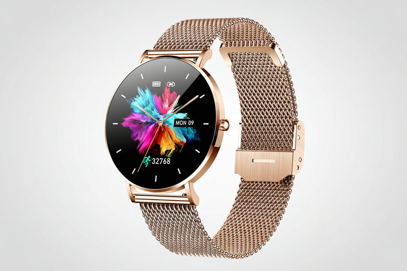 T8 Women's Smart Band High Definition Display Sports Health Step Counting Heart Rate Pressure Fitness Tracker Smart Watch