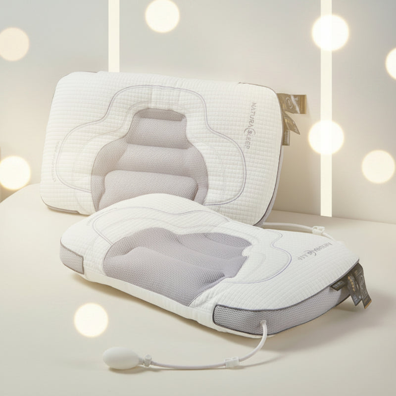 New Adjustable Height Inflatable Airbag Pillow For Sleeping, Breathable Neck Support Airbag Pillow Core For Adults