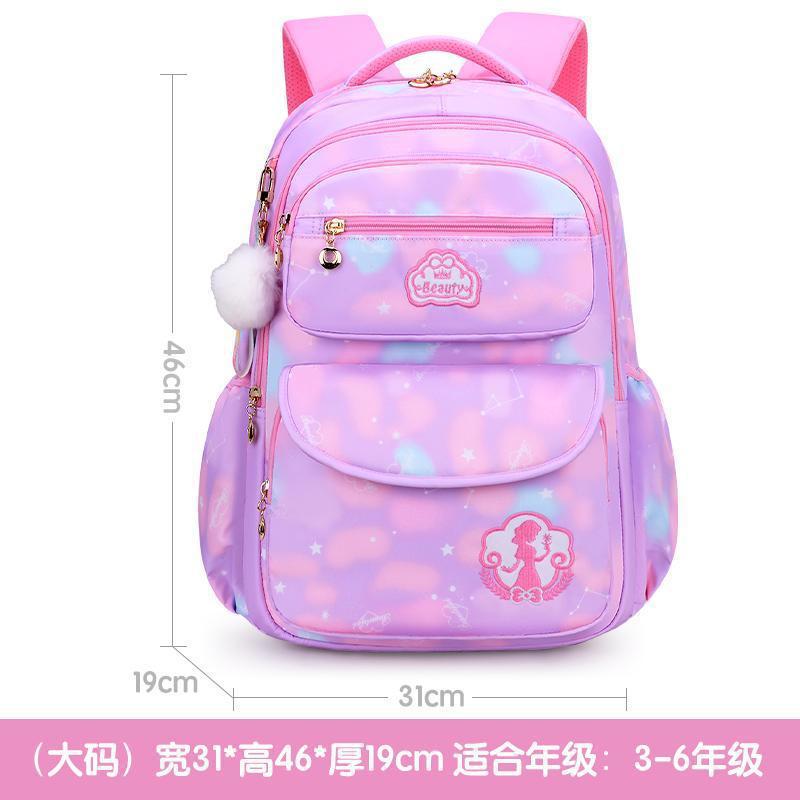 Schoolbag Primary School Girl Ultra-light Children's Burden-reducing Backpack Girls