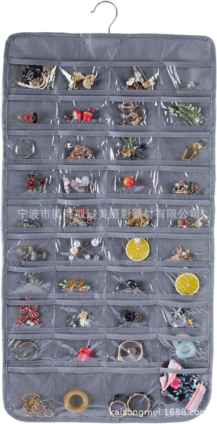 Double-sided Jewelry Hanging Bag Business Card Membership Card Small Items Storage