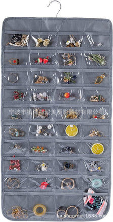 Double-sided Jewelry Hanging Bag Business Card Membership Card Small Items Storage