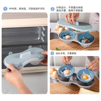 Microwave Oven Egg Steamer With Lid Multifunctional Poached Egg Boiler Egg Boiling Box Plastic Steamer