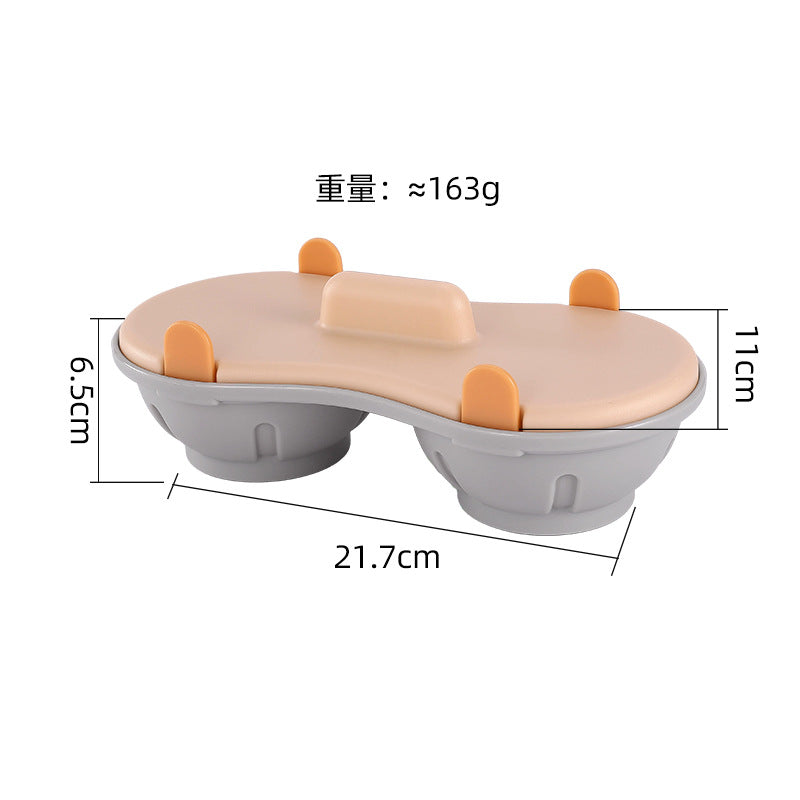 Microwave Oven Egg Steamer With Lid Multifunctional Poached Egg Boiler Egg Boiling Box Plastic Steamer
