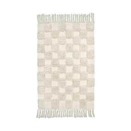 Tassel Carpet Cotton Thread Three-dimensional Tufted Bedroom Bedside Mat