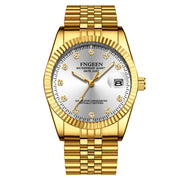 Gold Fashion Watch For Businessman By FNGEEN