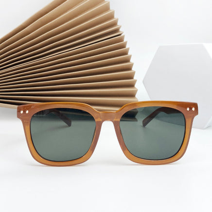 Rivet Sunglasses Large Frame Sunglasses Men And Women Net Red Same Style Factory Direct Supply Multi-color Sunshade Sunglasses