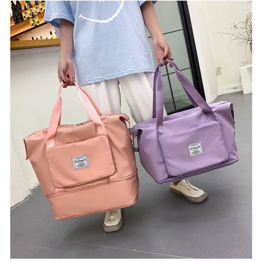 Women's Folding Portable Large Capacity Short-distance Travel Duffel Bag Storage Bag For Swimming Yoga Fitness Bag