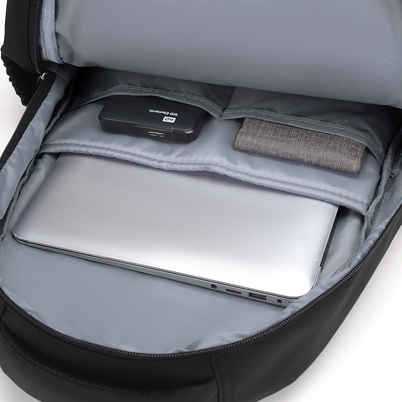 New School Bag Lightweight Travel Backpack Large-capacity Laptop Bag Junior High School College Students Simple Backpack