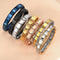Italian Module Bracelet Italian Charm Stainless Steel Block Elastic Spliced Titanium Steel Glaky Bracelet